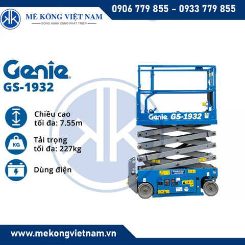Xe nâng người cắt kéo 8m