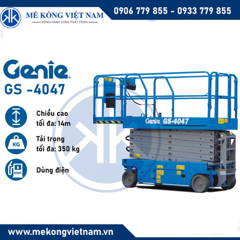 Xe nâng người cắt kéo Genie