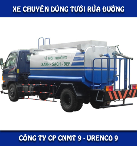Xe tưới rửa đường