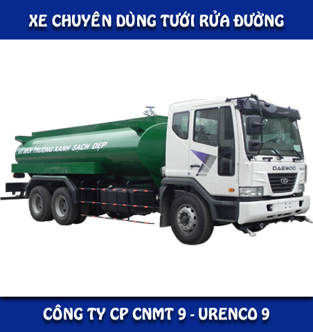 Xe tưới rửa đường