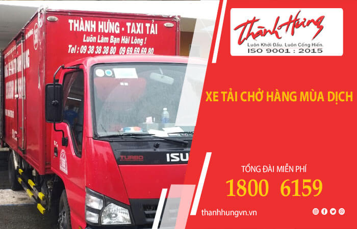 Cho thuê xe tải chở hàng mùa dịch