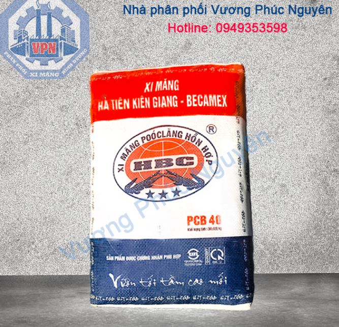 Xi măng Hà Tiên Kiên Giang Becamex
