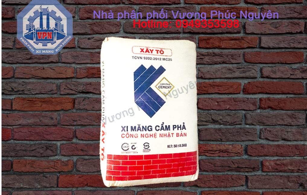 Xi măng Cẩm Phả xây tô