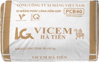 Xi măng VICEM Hà Tiên Portland hỗn hợp PCB40