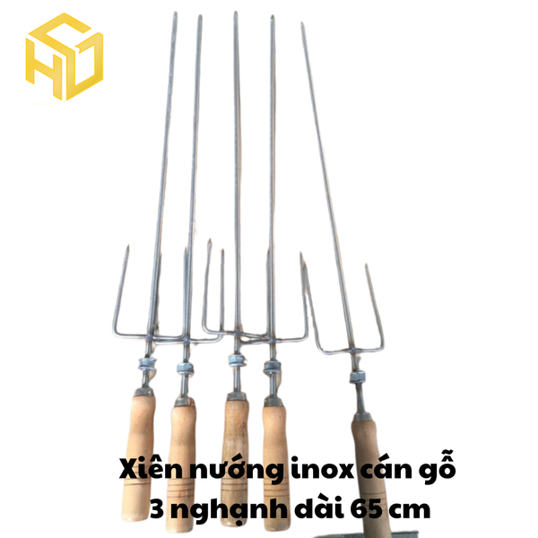 Xiên nướng gà vịt cho máy quay tự động