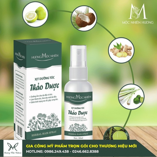 Xịt dưỡng tóc Mộc Nhiên Hương