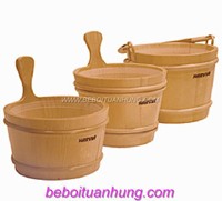 Xô gỗ tưới nước xông