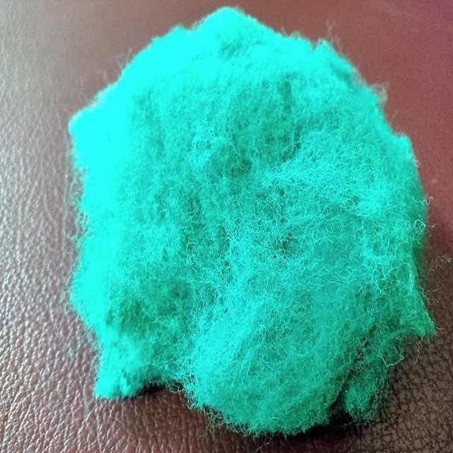 Xơ đặc màu xanh lá cây