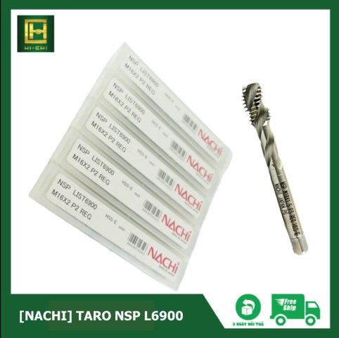 Mũi taro Nachi xoắn trắng