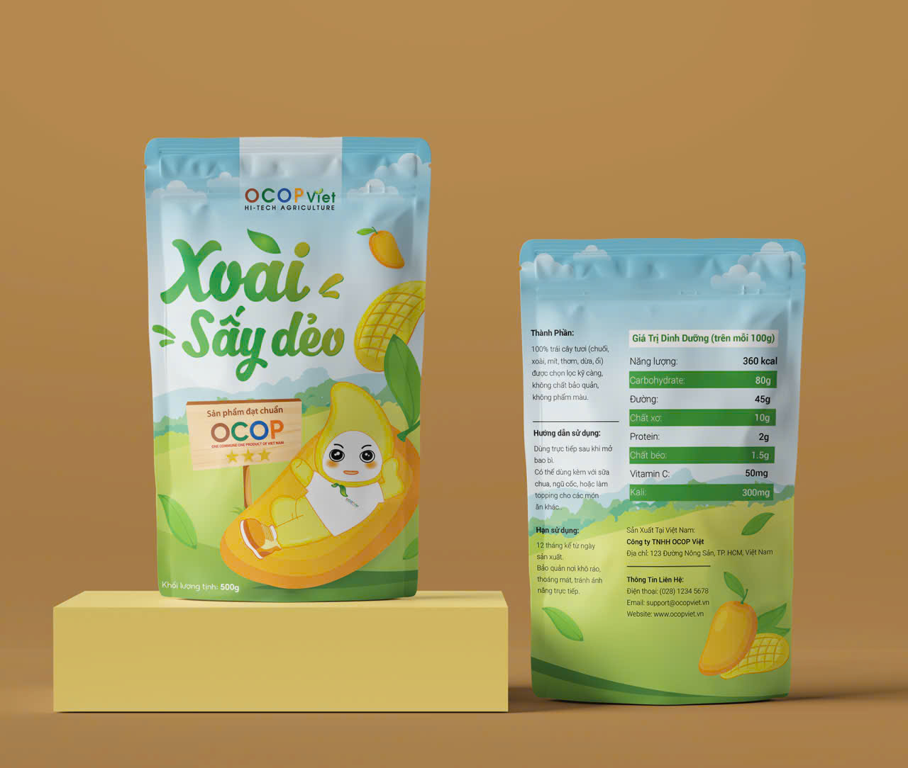 Xoài dẻo sấy
