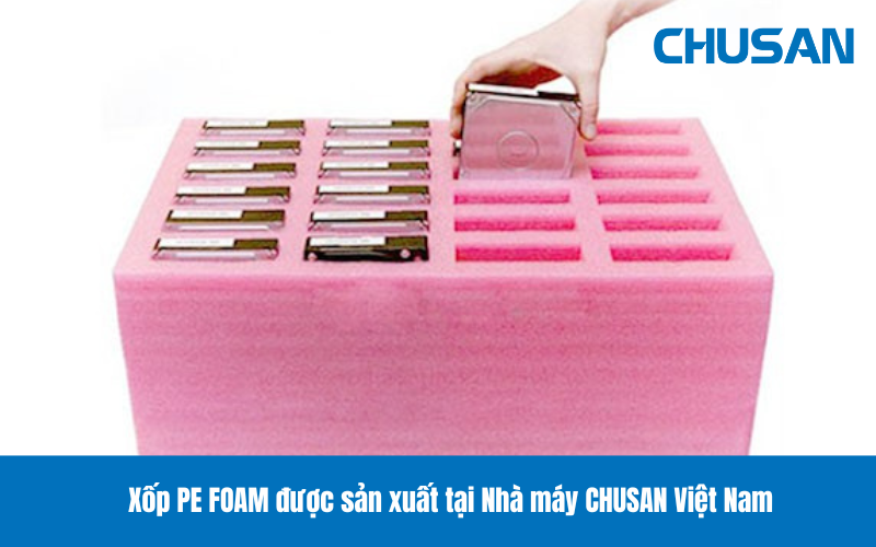Khay xốp định hình PE Foam