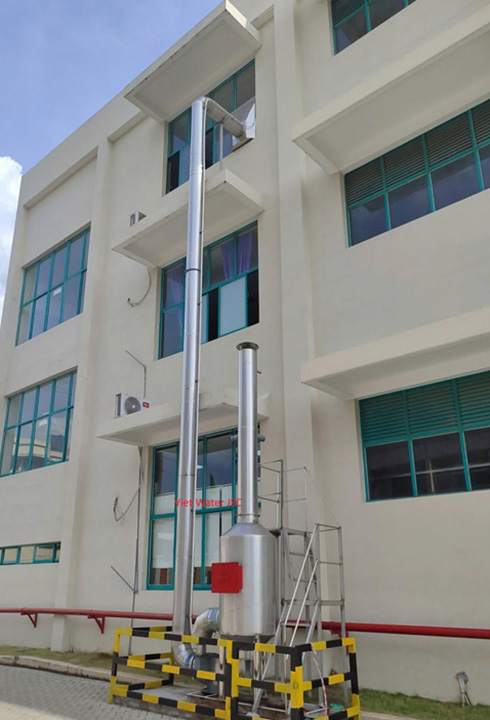 Công trình xử lý khí thải công ty TNHH Tỷ Thác