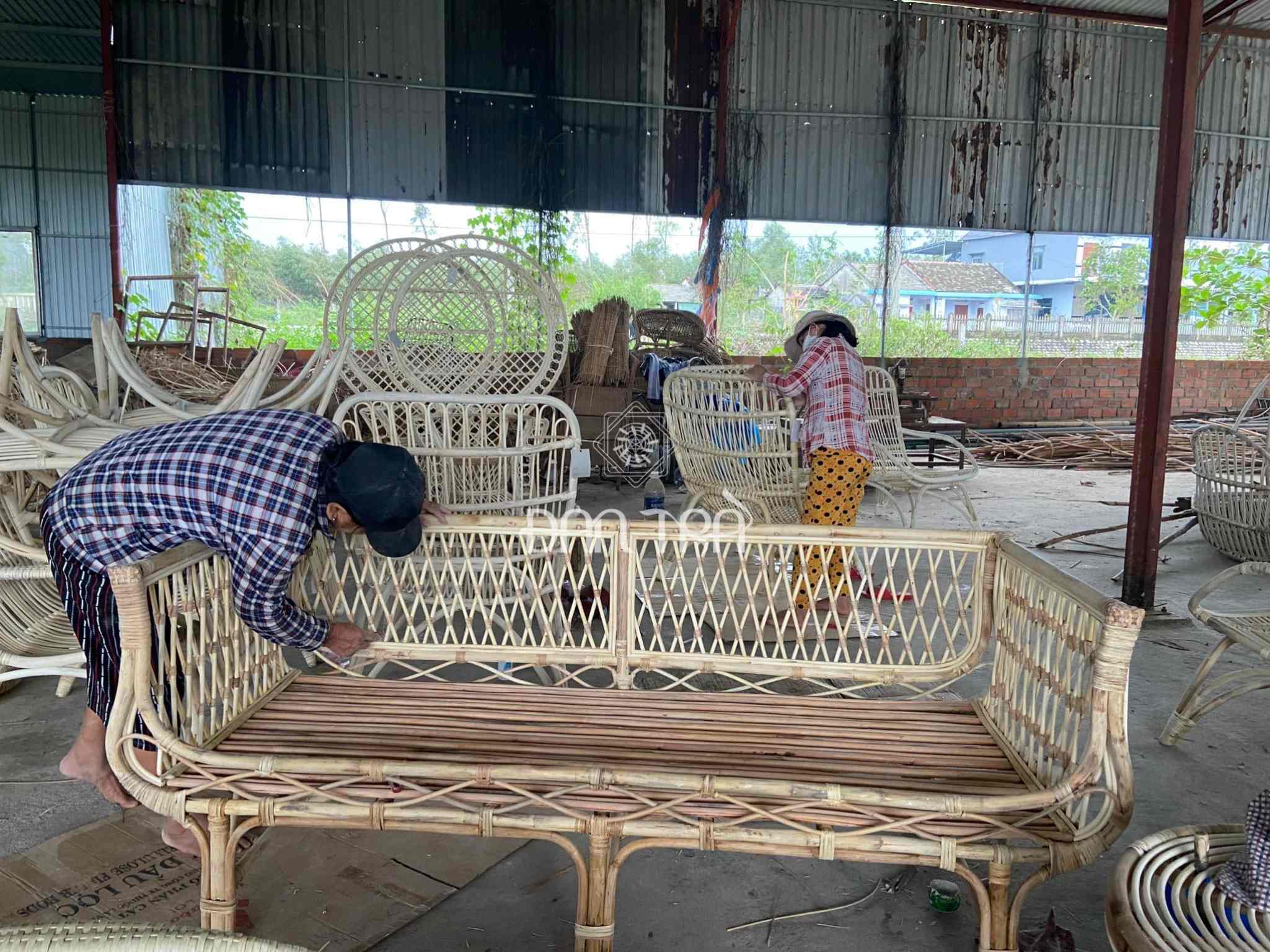 Xưởng ghế mây