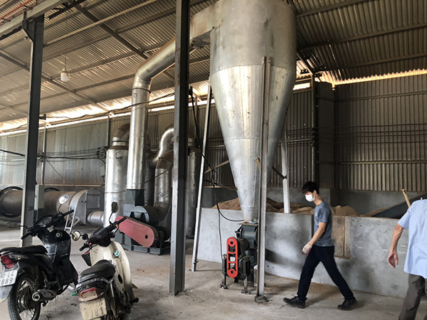 Hình ảnh sản xuất than mùn cưa