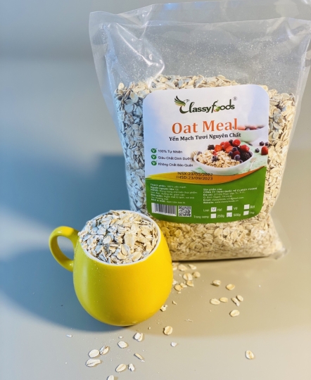 Yến mạch cán dẹt/hạt 500gr