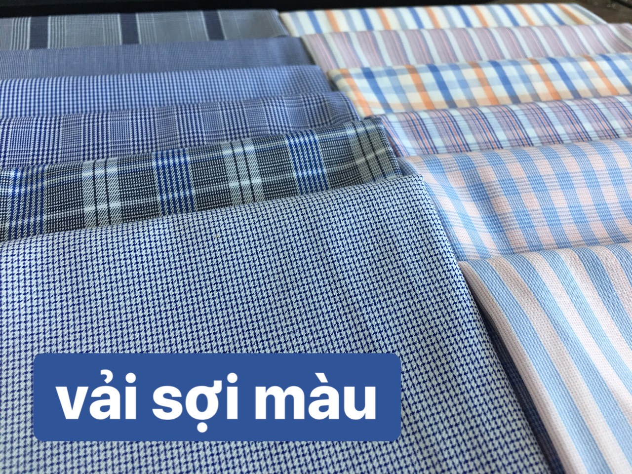 Vải sợi màu