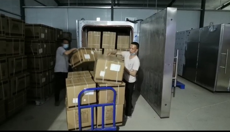 Hút chân không và tiệt trùng hàng hóa