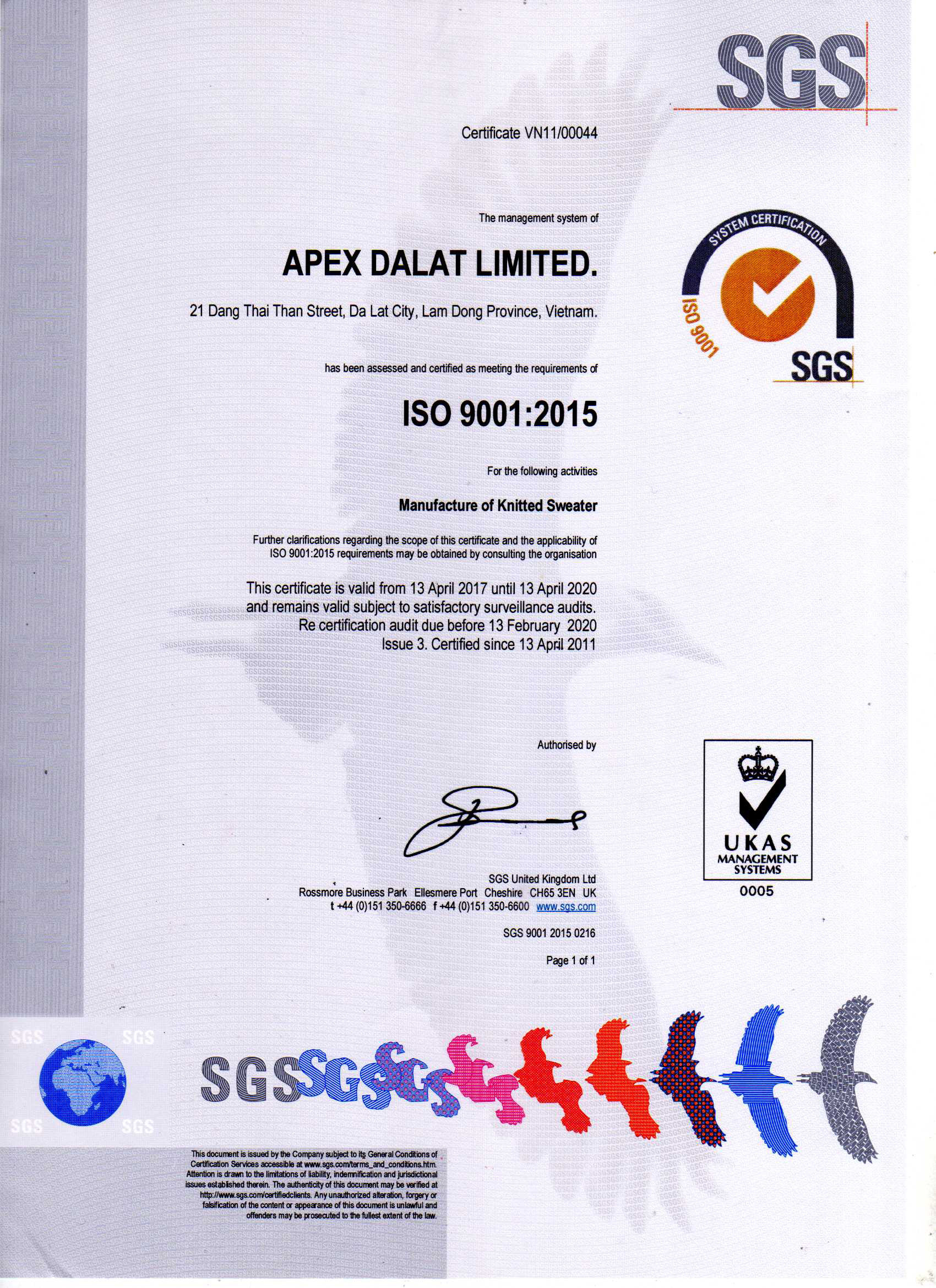 ISO 9001:2015