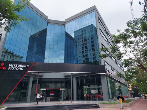 Vách dựng khung nhôm kính