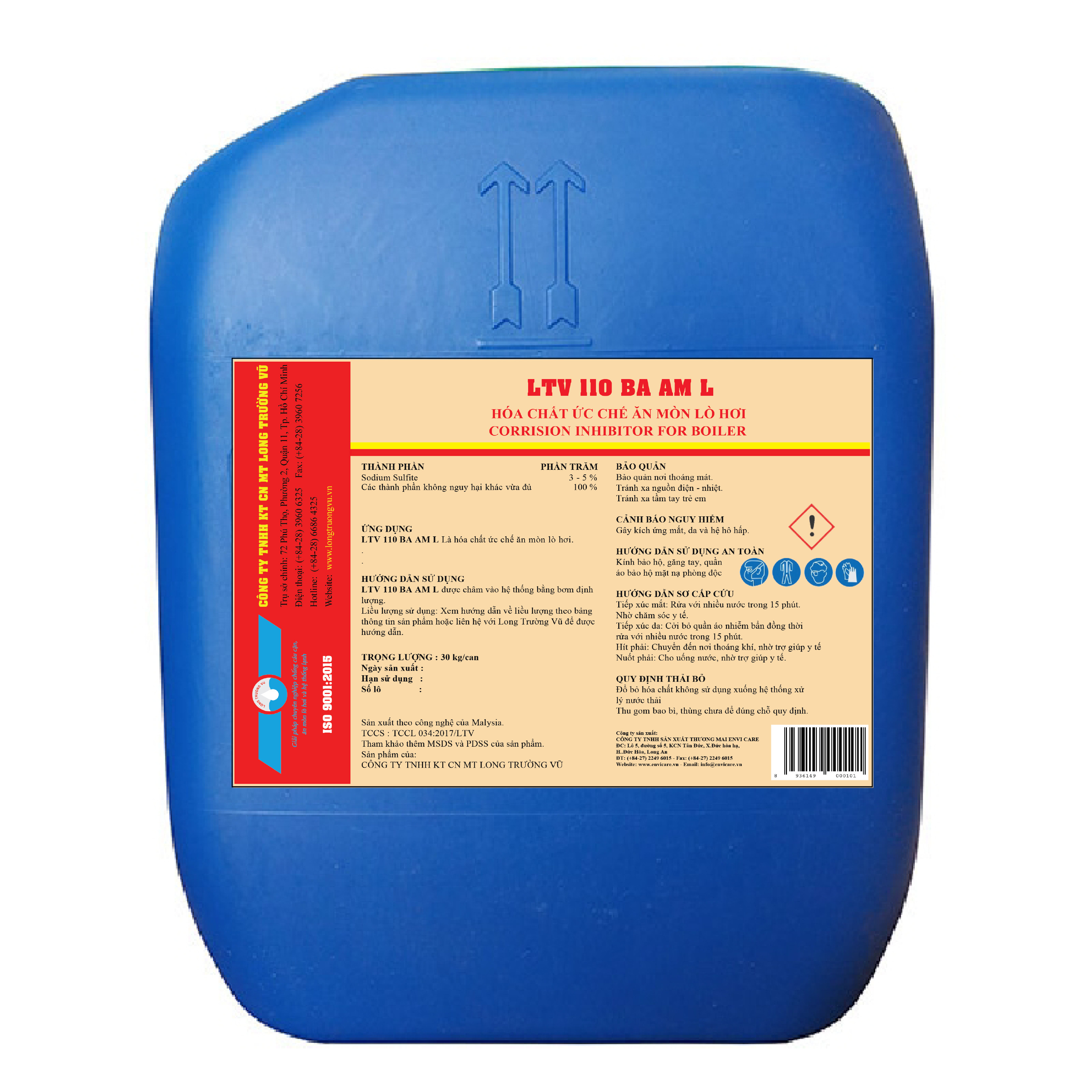 Hóa chất bảo trì lò hơi