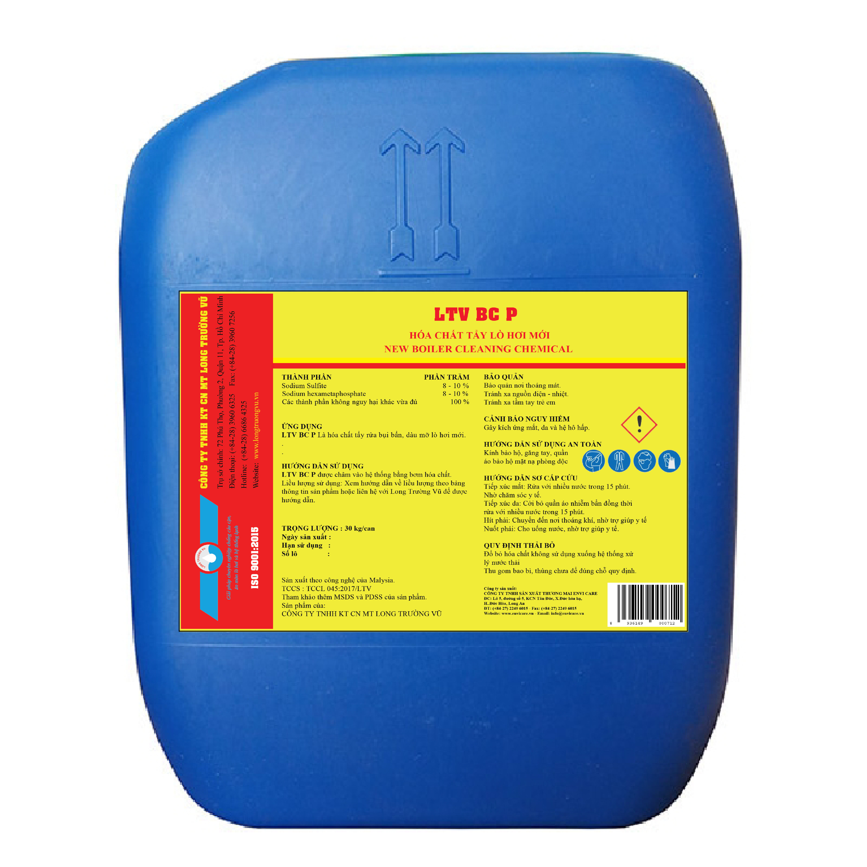 Hóa chất tẩy rửa lò hơi