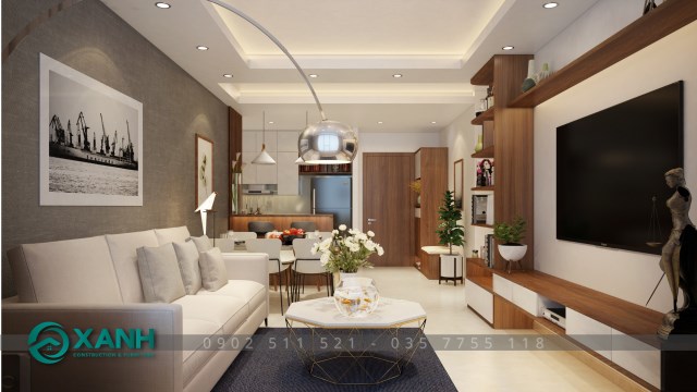 Thi công nội thấtCITYLAND RIVESIDE quận 7