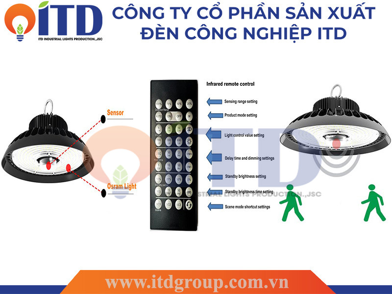 Đèn Highbay cảm biến