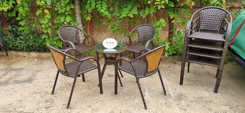 Bộ bàn ghế nhựa giả mây