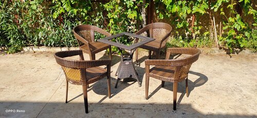 Bộ bàn ghế nhựa giả mây