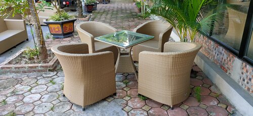 Bộ bàn ghế nhựa giả mây