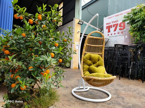 Xích đu nhựa giả mây
