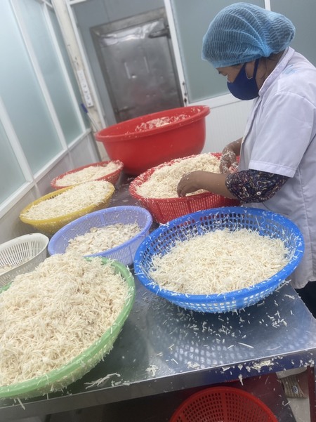 Măng Mạnh Tông cất sợi luộc