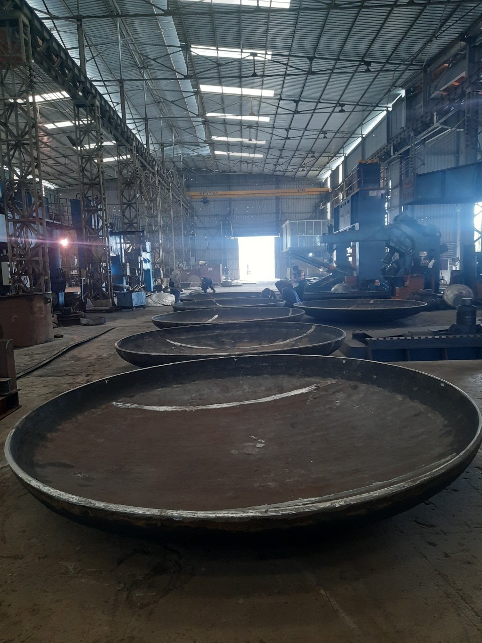 Chế tạo chỏm cầu ĐK 3300 * 35mm