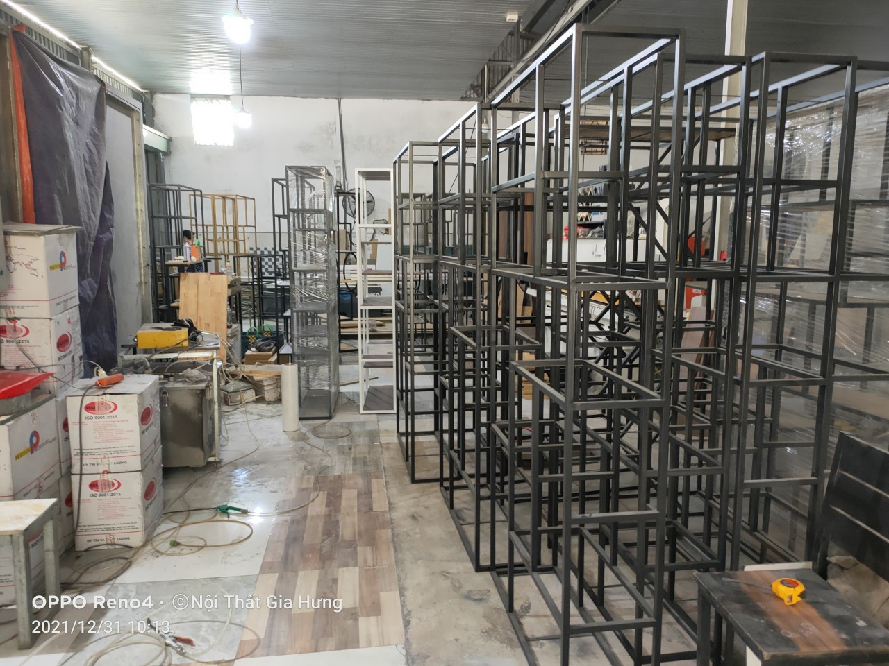 Thi công thực tế