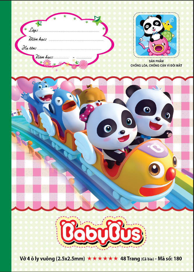 Vở học sinh kẻ ô ly