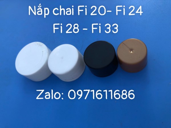 Nắp chai nhựa Fi 20/24/28/33mm
