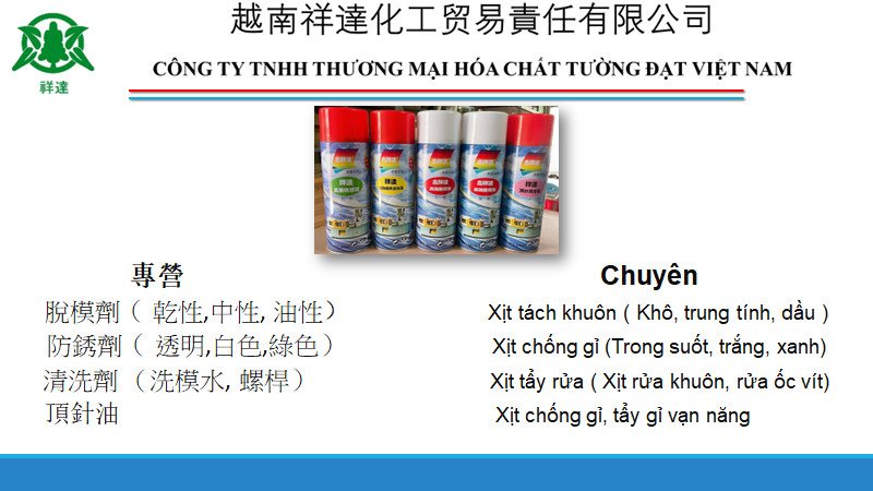 Xịt chống gỉ, tẩy gỉ vạn năng