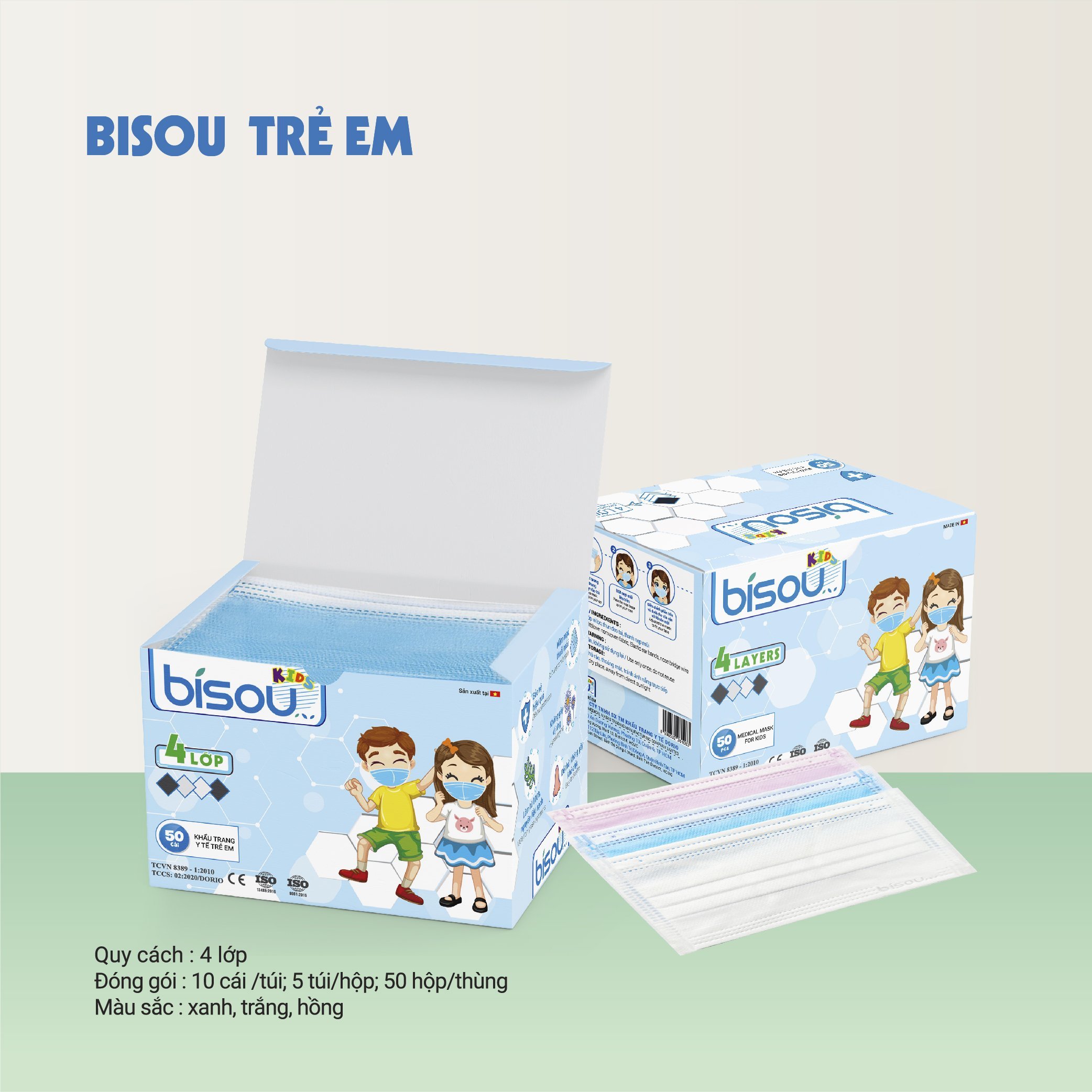 Khẩu Trang Y Tế Trẻ Em