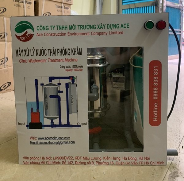 Thiết bị xử lý nước thải phòng khám