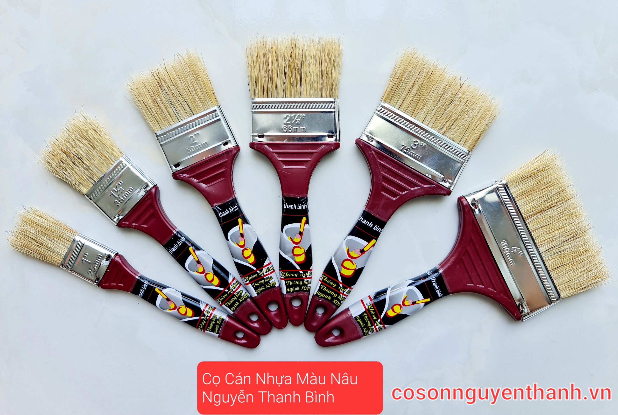Cọ cán nhựa màu nâuNguyễn Thanh Bình