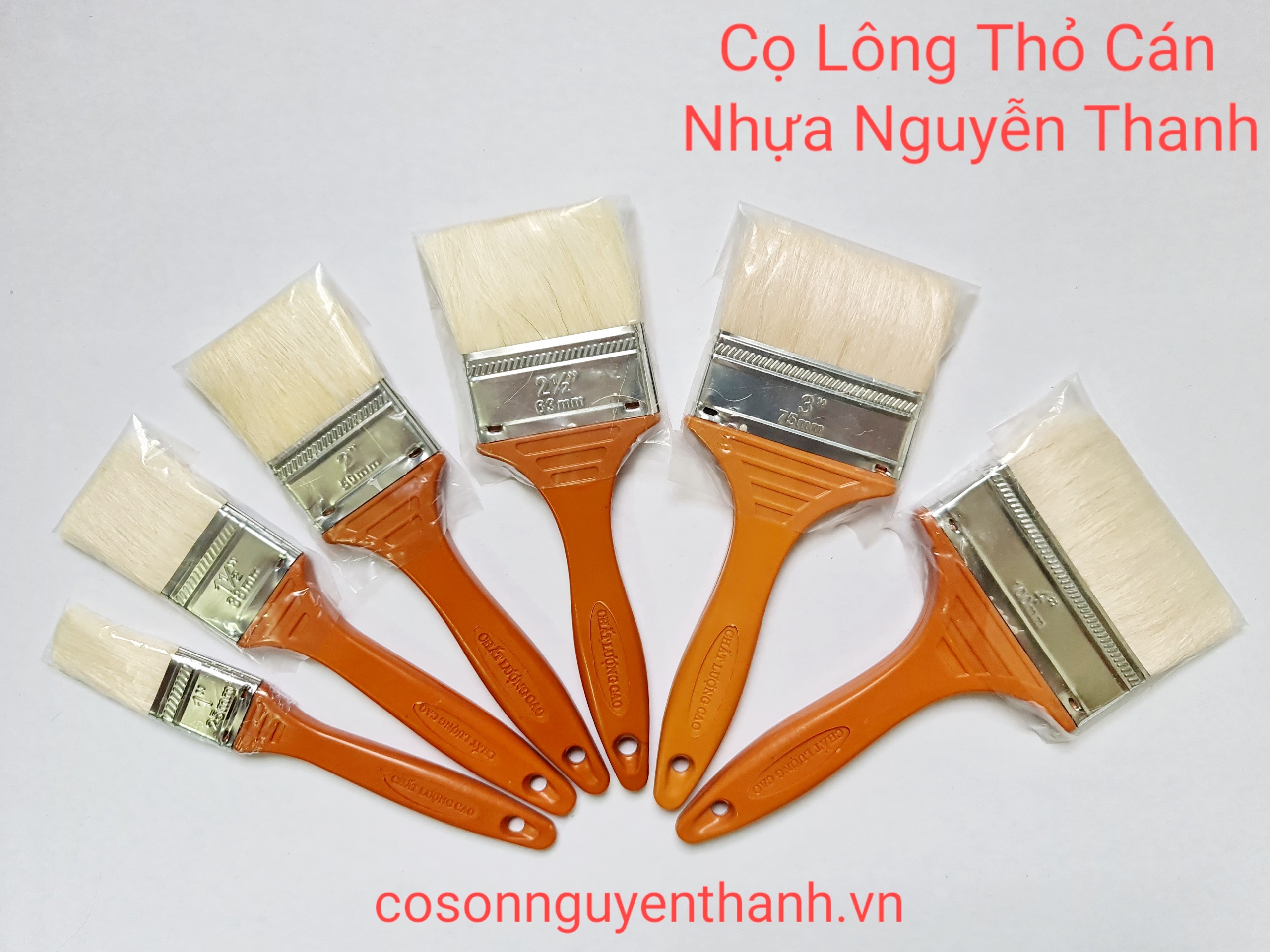 Cọ Lông Thỏ Cán NhựaNguyễn Thanh