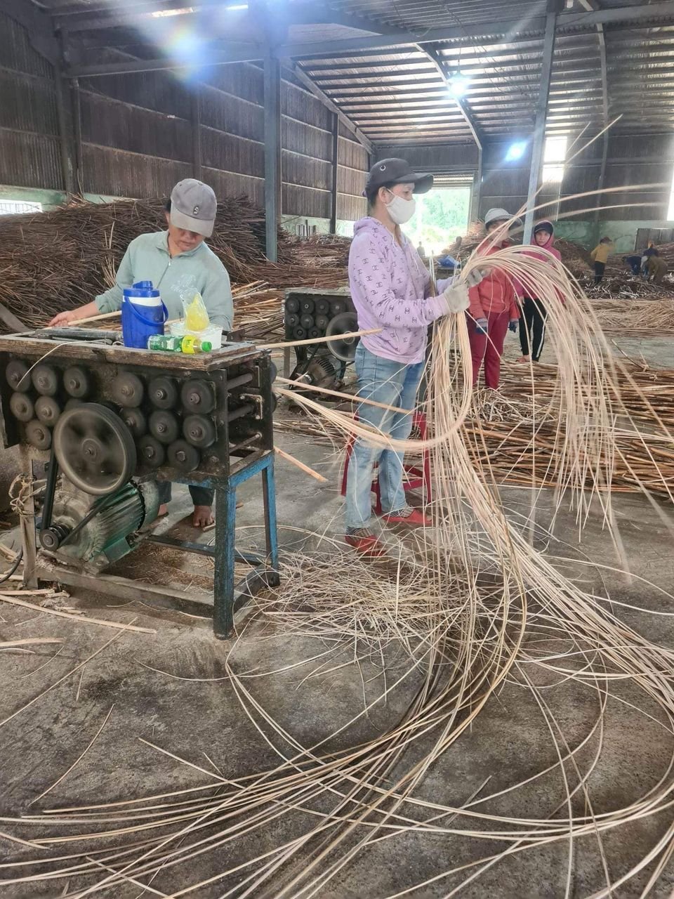 Bàn ghế mây tre đan
