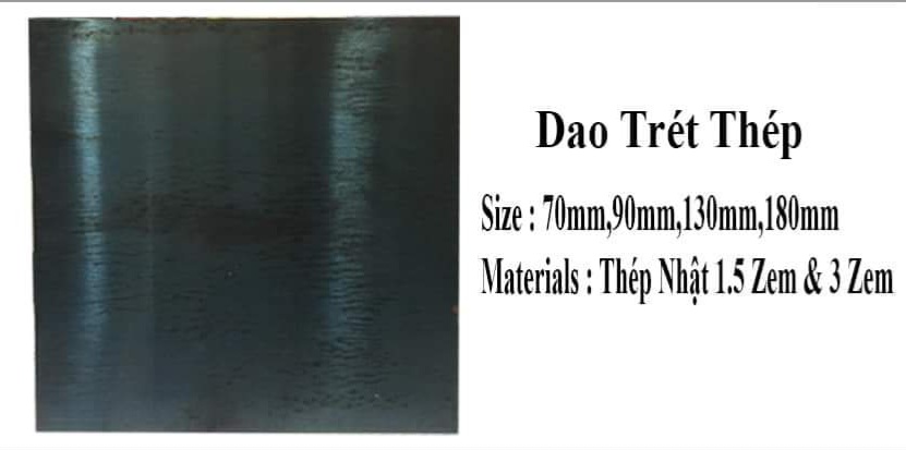 Dao trét thép