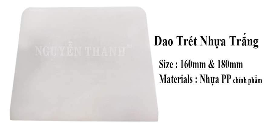Dao trét nhựa trắng