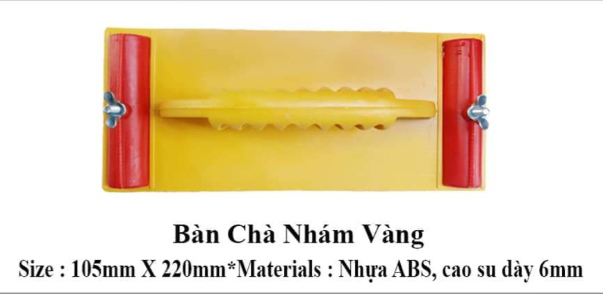 Bàn chà nhám vàng