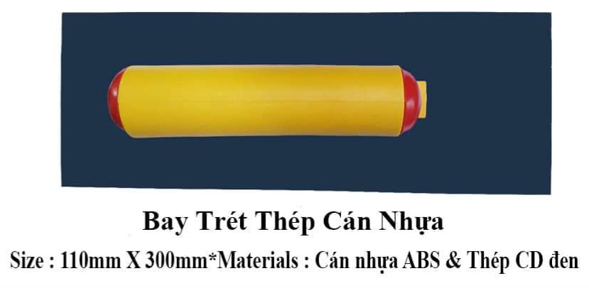 Bay trét thép cán nhựa