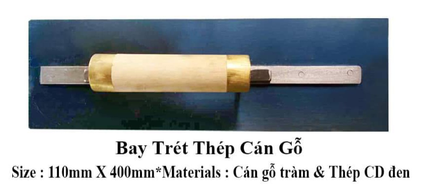 Bay trét thép cán gỗ