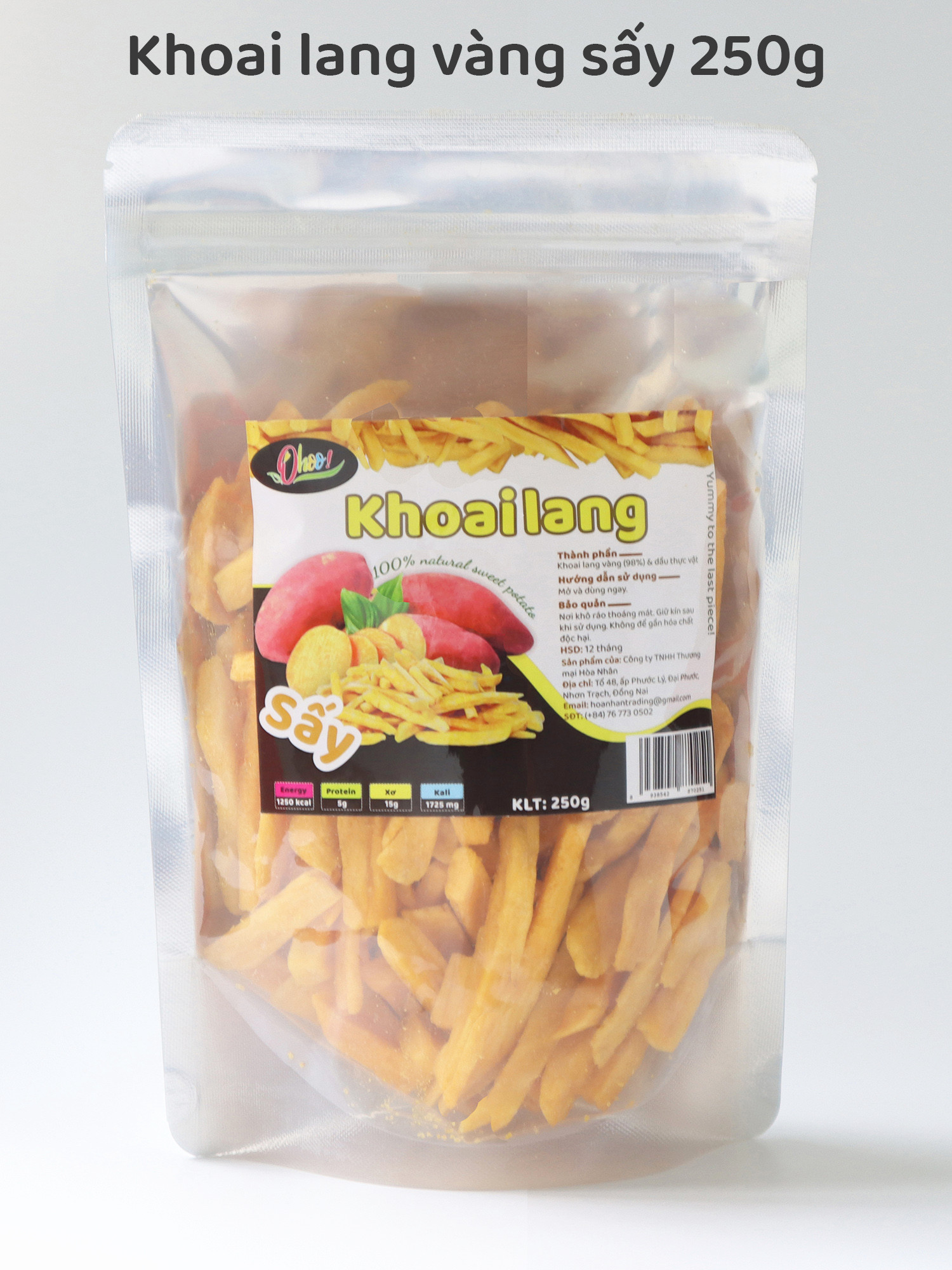 Khoai lang vàng sấy
