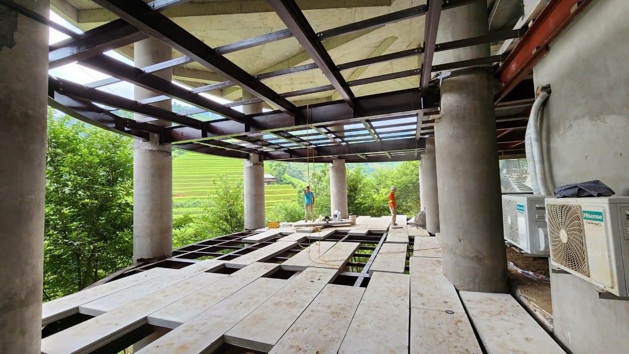 Công trình sử dựng bê tông xốp Tùng Hương