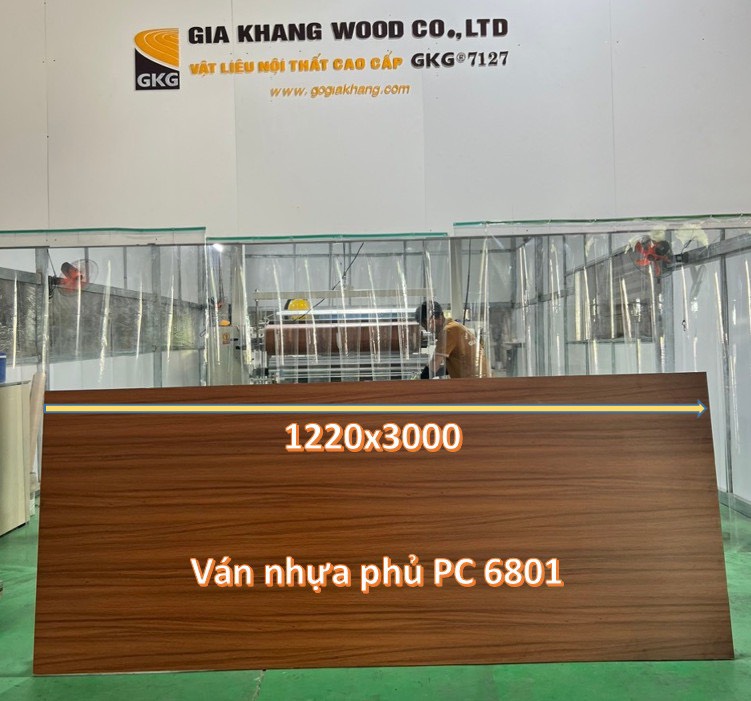 Ván nhựa phủ PC 6801